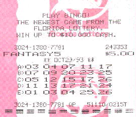 Florida Lottery - Fantasy 5 - How to Play