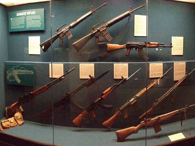 West Point Museum, Small Arms Gallery Case